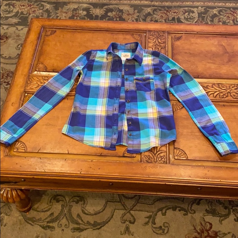 hollister long sleeve button up